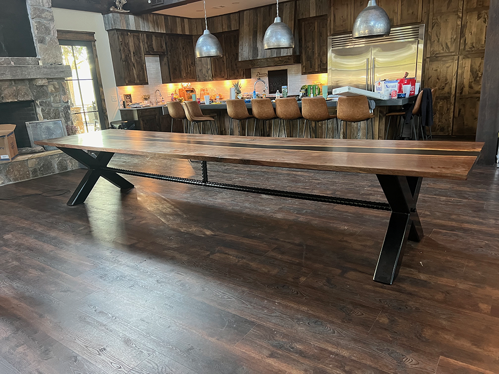 custom wood table