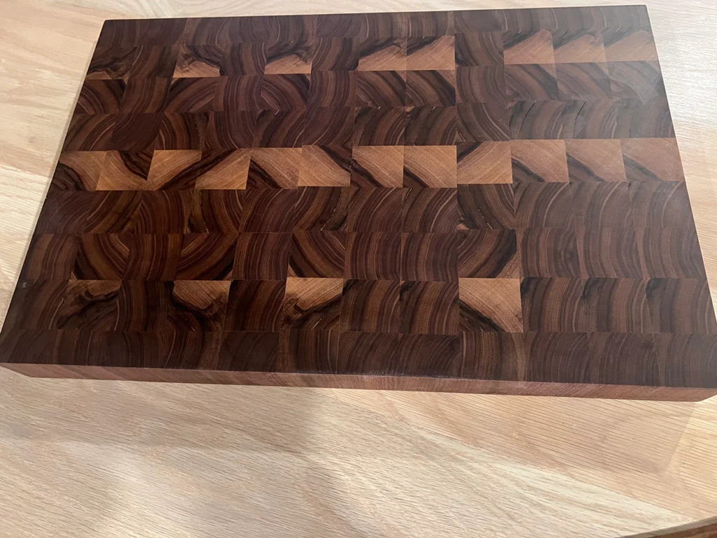 custom wood butcher block